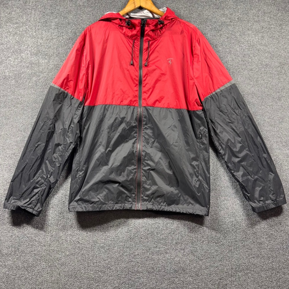 Ferrari‎ Jacket Mens 3XL Official F1 Training Windbreaker Hooded Scuderia